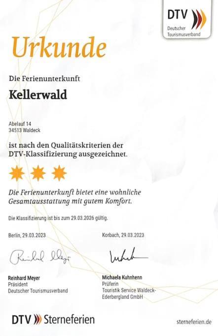 Ferienwohnung Kellerwald ヴァルデック エクステリア 写真